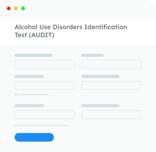 Alcohol Use Disorders Identification Test (AUDIT) - Calculated Form Template