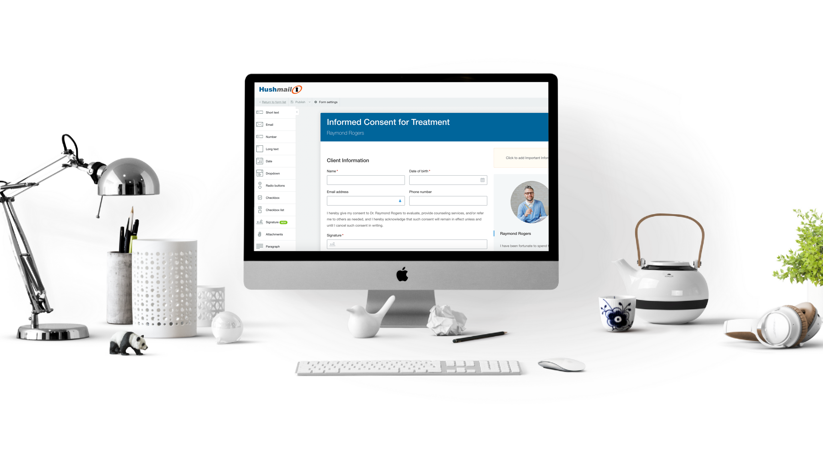 Secure web form