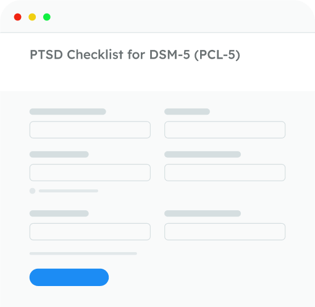 PTSD Checklist for DSM-5 (PCL-5) - Form template
