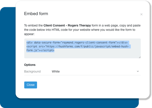 Embed e-signable forms on your website Embed e-signable forms on your website