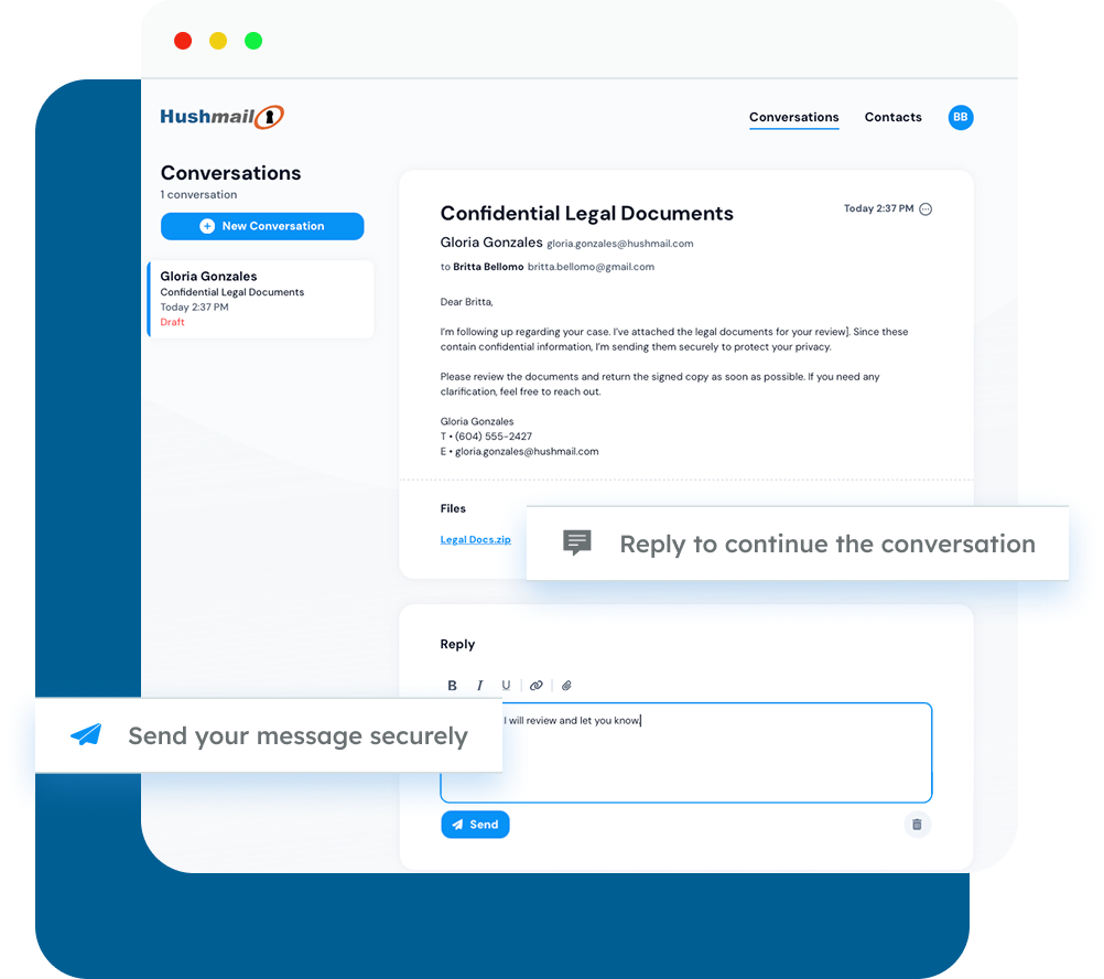 Encrypted Replies Encrypted Replies