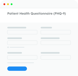 Patient Health Questionnaire (PHQ-9) - Form template