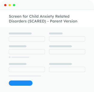 Screen for Child Anxiety Related Disorders (SCARED) - Parent Version - Form template