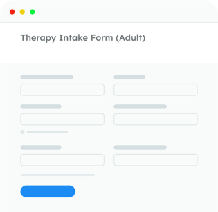 Therapy Intake Form (Adult) - Form Template