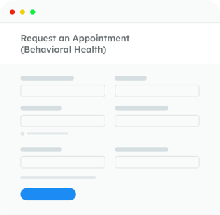 Request an Appointment (Behavioral Health) - Form Template